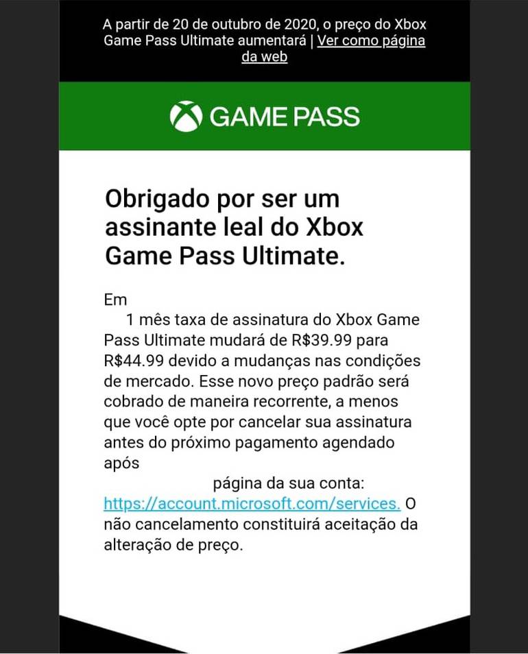 Xbox Game Pass Ultimate chega ao Brasil com Live Gold por R$ 39,99