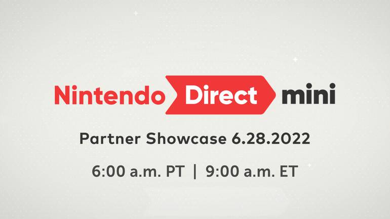 Imagem de divulgação do Nintendo Direct Mini do dia 28 de junho de 2022. 