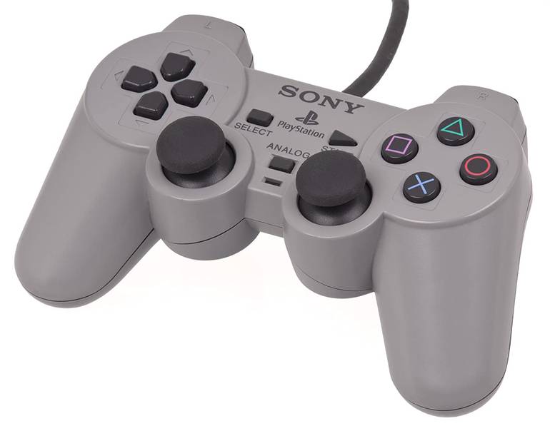 Controle Dualshock PS One Branco - PS1 - Comprar Jogos