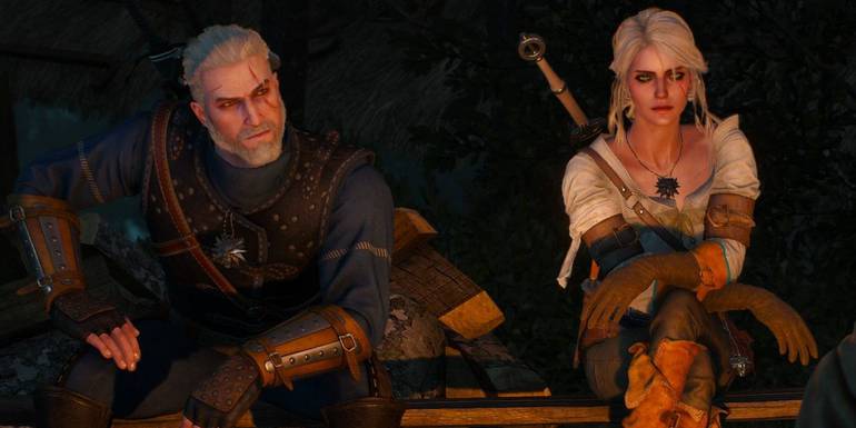 Geralt e Ciri.