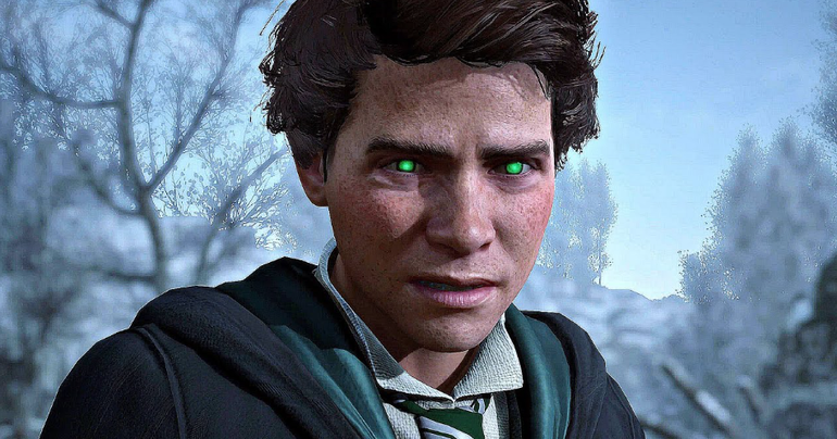 imagem de gameplay de hogwarts legacy