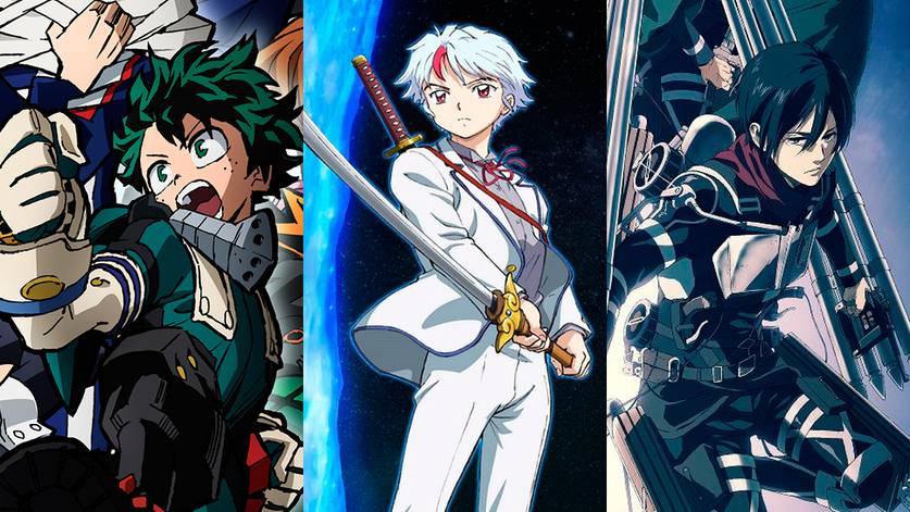 Ranking japonês mostra os animes mais populares da temporada de
