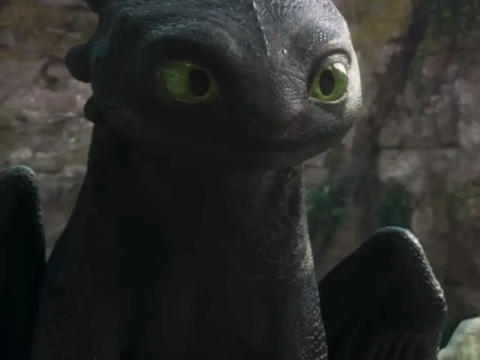 Banguela no live-action de Como Treinar O Seu Dragão (Divulgação/Universal Pictures)