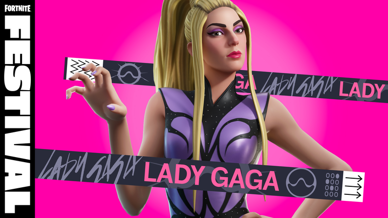 Skin Lady Gaga Enigmática em Fortnite