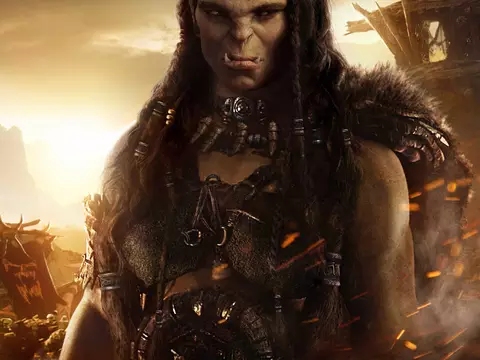 Warcraft - O Primeiro Encontro de Dois Mundos ganha cartaz com a orc Draka