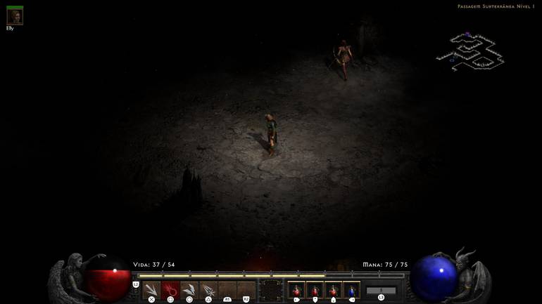 Luz em meio às trevas, Diablo II.