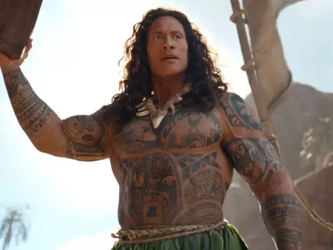 Moana | Live-action ganha arte inédita de Maui interpretado por The Rock