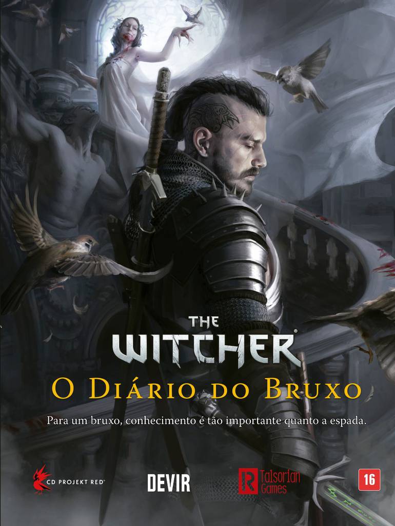 RPG de mesa de The Witcher chegará ao Brasil em janeiro