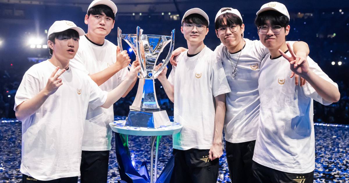 LoL T1 define escolhas de skins por título do Worlds 2023; veja