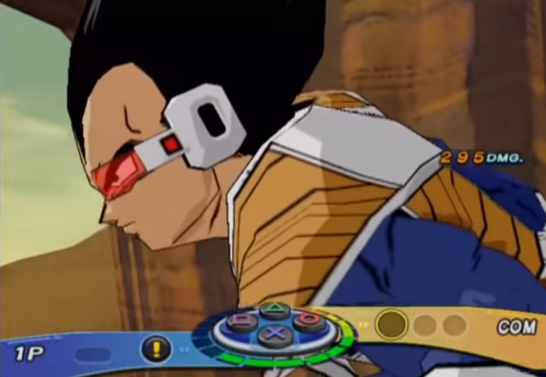 Vegeta em Dragon Ball Z: Budokai 3.