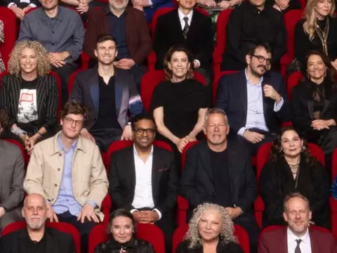 Fernanda Torres en la foto oficial de los nominados al Oscar 2025 (Reproducción)