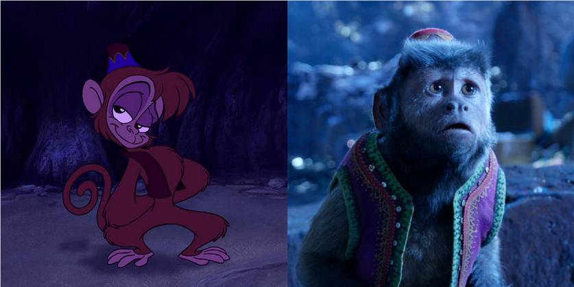 Aladdin | Compare o visual dos personagens na animação e no live-action