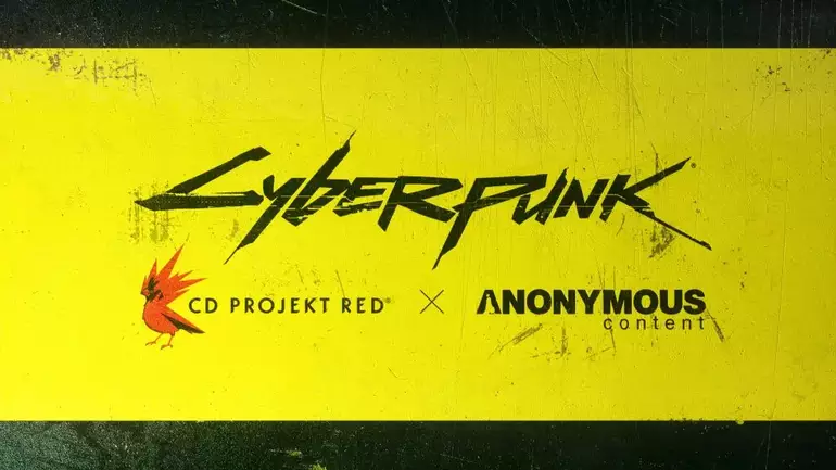 Imagem da parceria entre CD Projekt Red e Anonymous Content para o live-action de Cyberpunk 2077