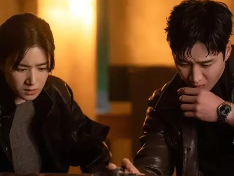Jung Eun-chae e Ahn Bo-hyun em Flex X Cop, 2ª temporada (Reprodução)