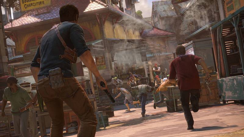 Uncharted 4 A Thiefs End - Uncharted 4: A Thief's End  Atores de Elena e  Sully finalizam captura de movimento - The Enemy