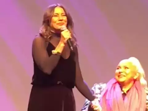 Dira Paes e Fafá de Belém na estreia de Pasárgada, no Festival de Gramado 2024