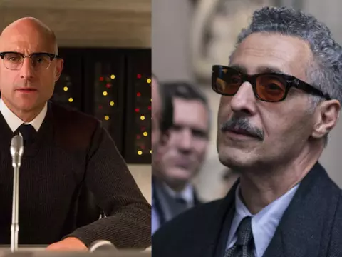 Mark Strong, em cena de Kingsman, e John Turturro, em cena de Batman