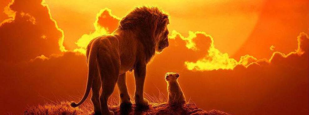 O Rei LeÃ£o | Simba e Mufasa observam reino em novo pÃ´ster