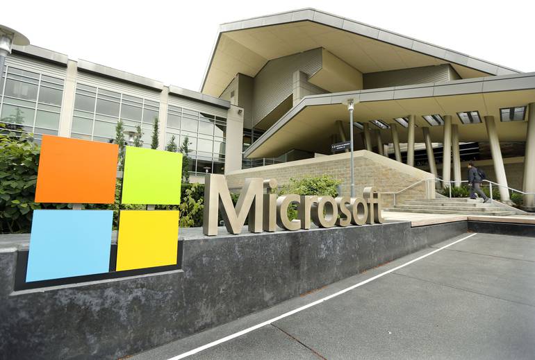 Imagem da sede da Microsoft