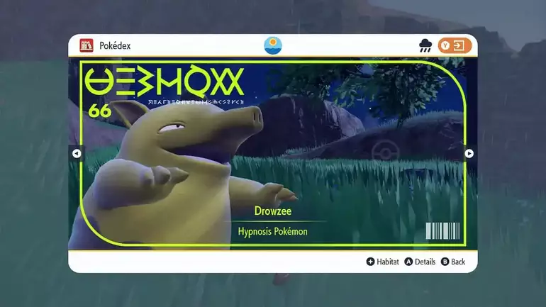 Drowzee  Pokédex