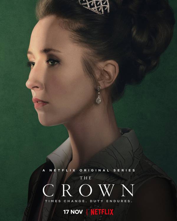 Imagem promocional de The Crown com Erin Doherty/Netflix