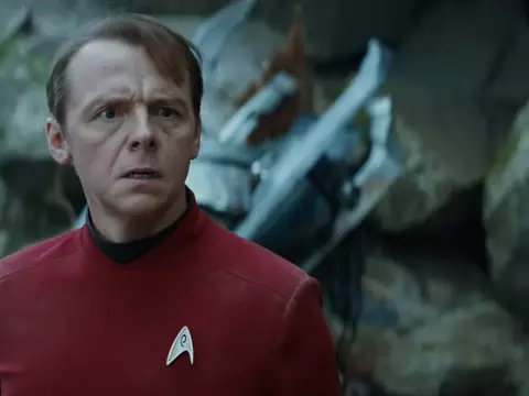 Simon Pegg em Star Trek: Sem Fronteiras/Paramount