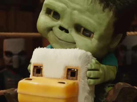 Minecraft | Fãs levam galinha para sessão do filme nos EUA