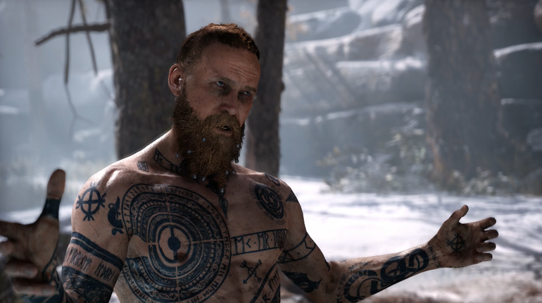 imagem de baldur em god of war