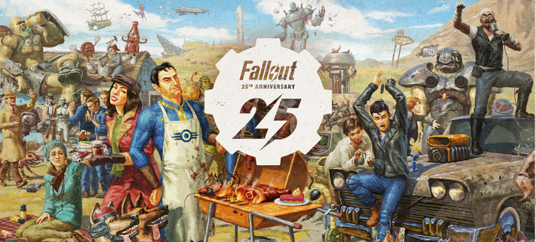 Imagem do aniversário de 25 anos de Fallout