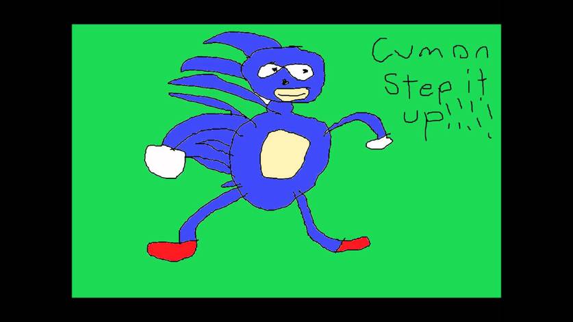 O meme do Sonic feio 