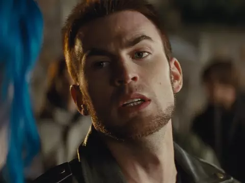 Chris Evans como Lucas Lee em Scott Pilgrim
