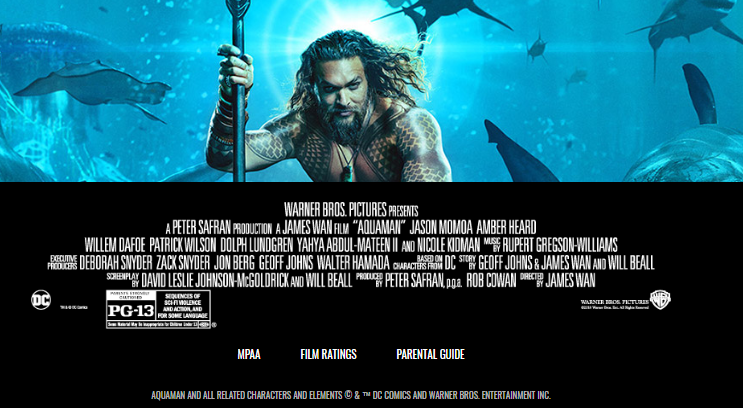 Aquaman creditos