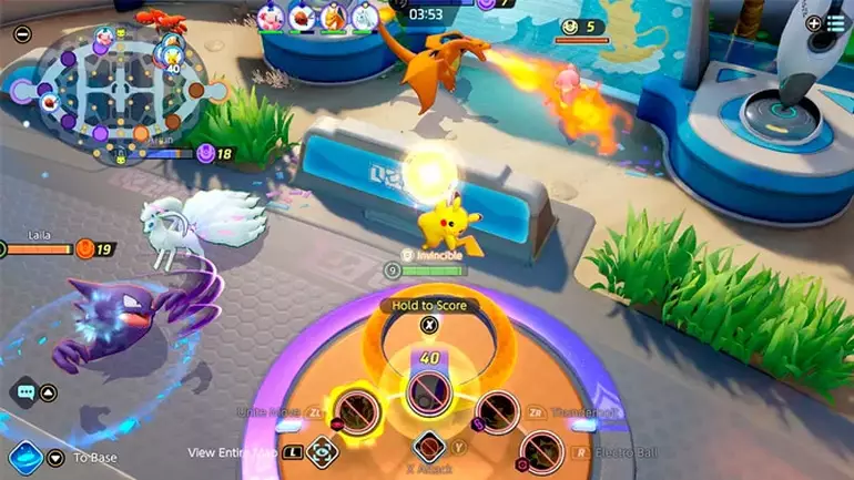 Pokémon Unite: vídeo compara performance do Switch vs. celular