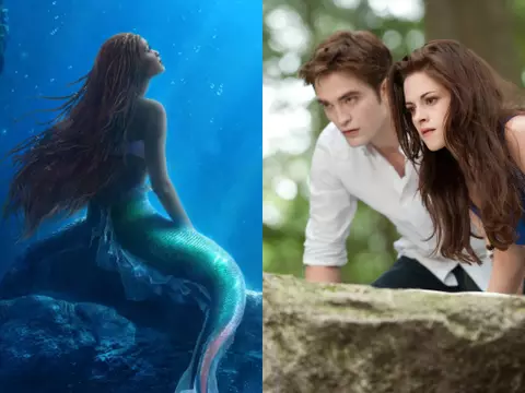 A Pequena Sereia e Crepúsculo (Divulgação/Montagem)