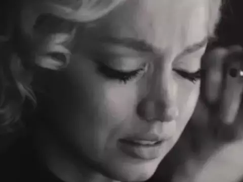 Ana de Armas como Marilyn Monroe em Blonde (Reprodução)