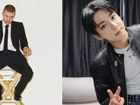 Justin Timberlake e Jung Kook (Divulgação)