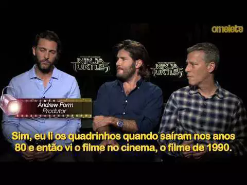 Tartarugas Ninja | Omelete Entrevista Will Arnett, Jonathan Liebesman, Andrew Form e Bradley Fuller
