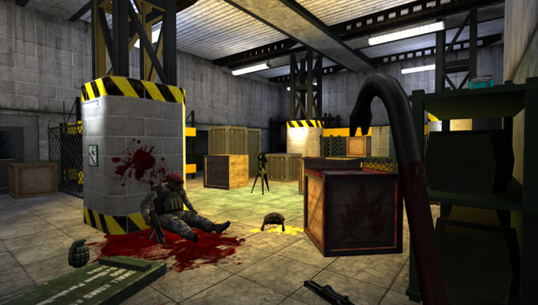 Imagem de divulgação do demake Black Mesa Classic