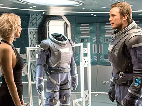 Passageiros | Jennifer Lawrence e Chris Pratt aparecem nas primeiras fotos da ficção científica