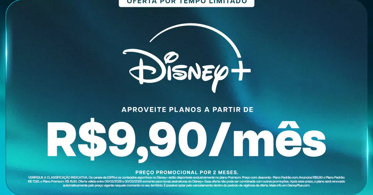 Disney+ lança promoção com planos a partir de R$ 9,90, aproveite