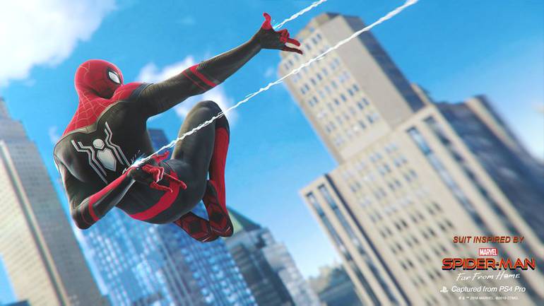 Novos trajes de Marvel's Spider-Man inspriados em Homem-Aranha: Longe de Casa