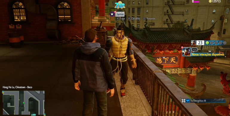 imagem de gameplay do modo world tour em street fighter 6