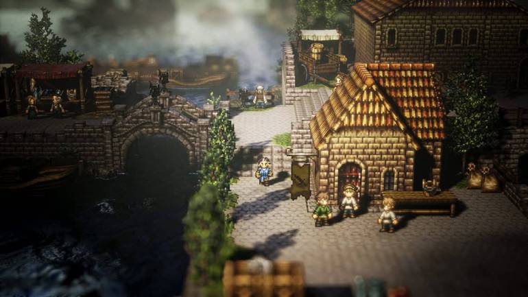 OCTOPATH TRAVELER SEM DENUVO  REVIEW ANÁLISE TRADUÇÃO PT BR 