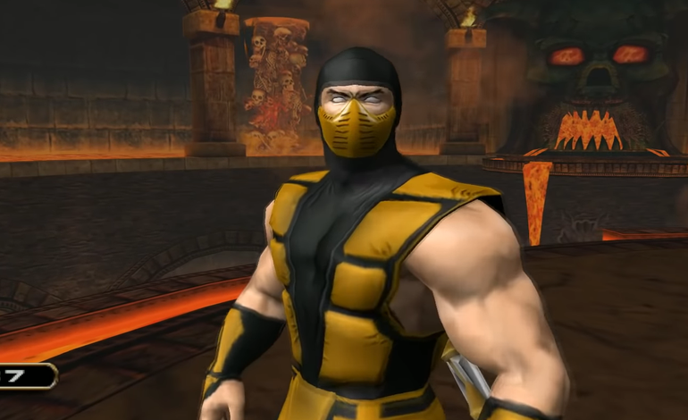Scorpion com a roupa do terceiro jogo.