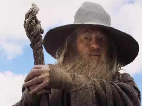 Ian McKellen, em cena de O Hobbit