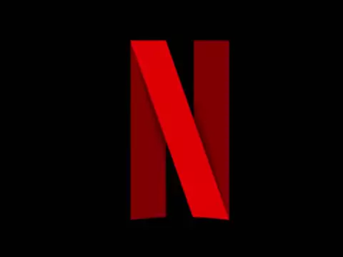 Logo da Netflix sobre fundo preto