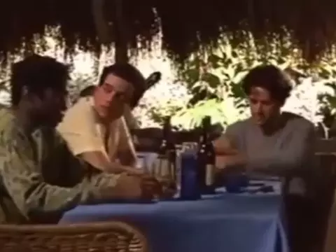 Wagner moura e Lázaro Ramos, ao lado de Murilo Benício, em Sabor da Paixão