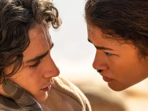 Timothée Chalamet e Zendaya em Duna (Reprodução)