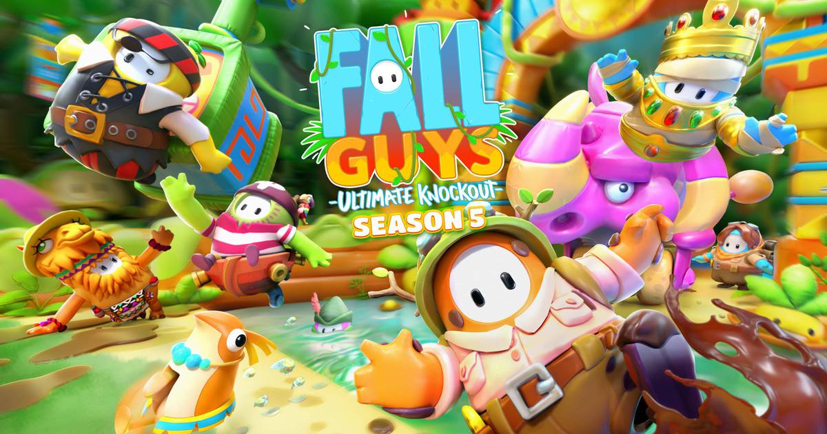 Fall Guys: temporada 5 com tema selva chega nesta terça-feira (20)