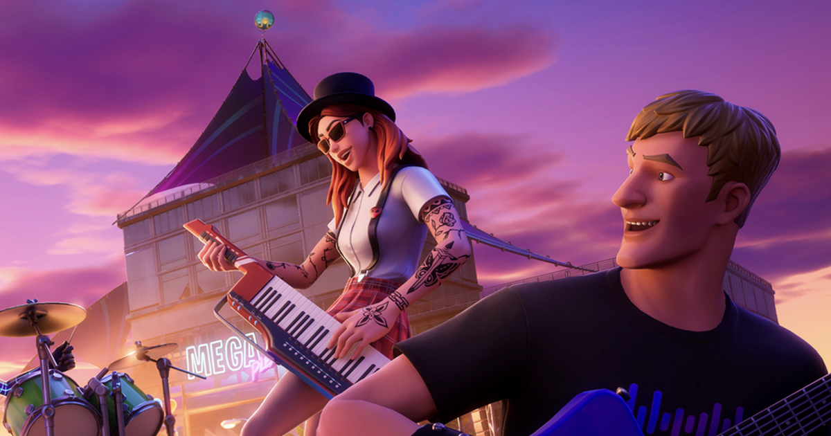 Fortnite recebe novo mundo LEGO, festival com Guitar Hero, The